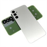 Pour Samsung Galaxy A24 4G A245F, coque arrière en verre pour batterie, coque arrière de remplacement avec/sans objectif d'appareil photo