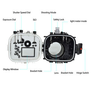 Boîtier étanche pour plongée <span class=keywords><strong>sous</strong></span>-marine Seafrogs 40m/130ft XT2 pour <span class=keywords><strong>appareil</strong></span> <span class=keywords><strong>photo</strong></span> <span class=keywords><strong>Fujifilm</strong></span> X-T2 avec objectif 18-55mm, boîtier pour caméra de plongée - Product Image 3