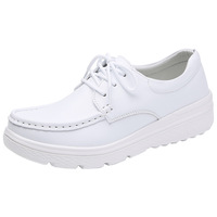 Chaussures de sport décontractées tendance, baskets souples respirantes antidérapantes pour le bureau et l'extérieur, mocassins plats style marche