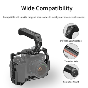 Cage de Caméra en Alliage d'Aluminium Plateforme Vidéo pour Appareil Photo Hybride Plein Format <span class=keywords><strong>Sony</strong></span> <span class=keywords><strong>A7R</strong></span> V/A7 IV - Product Image 5