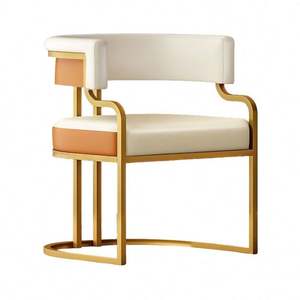 Chaise de bureau moderne et confortable pour la maison, chaise de bureau ergonomique pour le travail assis, chaise de salle à manger avec dossier en maille pour chambre de filles, dortoir et bureau - Product Image 4