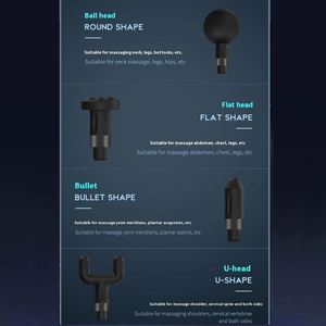 Mini Pistola de Masaje Fascial Portátil Inalámbrica de 6 Velocidades con Control Remoto, 4-6 Horas de Autonomía, 1800-3200 RPM, Recargable para Masaje Corporal - Product Image 4