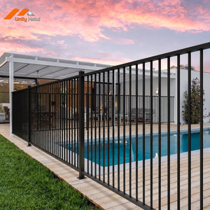 Panel de Cerca para Piscina de Aluminio, Diseño Desmontable, Recubrimiento en Polvo Antioxidante, Cercado de Seguridad para Proyectos de Piscinas en Patios Traseros - Product Image 1