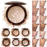 Poudre compacte matifiante et illuminante pour le visage, contrôle du sébum, contouring, poudre libre de finition, cosmétiques, nouveau style transfrontalier