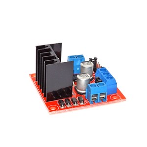 Module de carte contrôleur de moteur pas à pas DC double pont en H <span class=keywords><strong>L298N</strong></span> avec transistors - Product Image 2