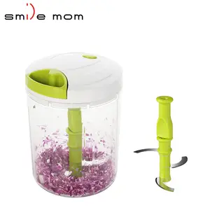 F1416-2 Easily and safety mini hand vegetable chopper manual onion pull chopper