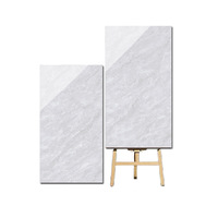 Carreaux en céramique pleine masse effet marbre 600x1200 de Foshan - Surface brillante de luxe pour sol et mur de salon et salle de bain ; Revêtement antidérapant
