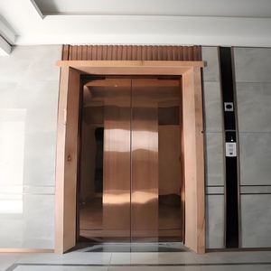 Ascenseur de cabine compact et élégant pour 3-4 étages, avec entraînement par courant alternatif et plancher en PVC, facile à installer, pour maisons rénovées et bâtiments historiques - Product Image 2