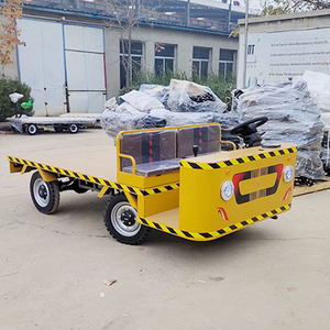 고하중 전기 평판차 다기능 저소음 간편 조작 철도 탱크 왜건 운송 전기 이송 카트 OEM - Product Image 2