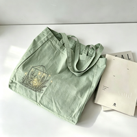Sac fourre-tout en toile imprimé dessin animé personnalisé, écologique, anti-poussière, pour le shopping, promotionnel, cadeau, fournitures de travail