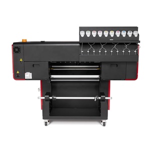 Hanrun Giấy 24 Inch 4 Đầu 9 Màu Dtf Máy In Với Tự Động Độ Ẩm Điều Khiển Và Bột Shaker Cho T Áo Sơ Mi In Ấn - Product Image 2