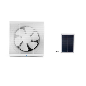 Ventilateur <span class=keywords><strong>d</strong></span>'extraction à moteur à balais DC 12V 6/8/10/12 pouces à énergie solaire pour <span class=keywords><strong>salle</strong></span> <span class=keywords><strong>de</strong></span> <span class=keywords><strong>bain</strong></span> et cuisine, ventilateur AC/DC pour la maison - Grande Vente - Product Image 2
