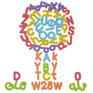 חינוכי אלפבית מגנטי EVA מכתבי ילדי למידה מגנטי אותיות ומספרים עם לוח צעצועים