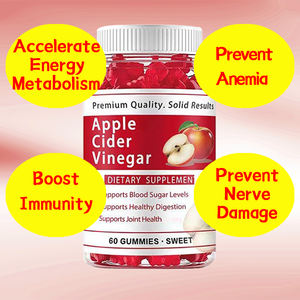 OEM/ODM Permen Gummy Penurun Berat Badan Berkualitas Tinggi, Serat Diet Efektif, Permen Keto Bentuk Beruang Rasa Cuka Apel - Product Image 3