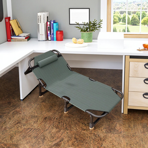 Cama Plegable Portátil para el Hogar, Cama de Campaña Simple, Muebles de Camping, Sillón Reclinable GT-190, Cama Plegable GT-190 - Product Image 3