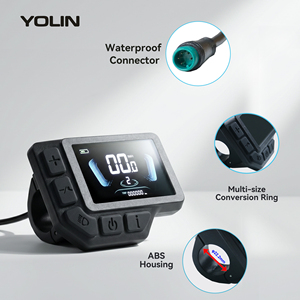 Yolin YL-61FA Elektrofahrrad-Display Farb-<span class=keywords><strong>VA</strong></span> 2,4-Zoll-Bildschirm Armaturenbrett E-Bike-Zubehör 255 Nits Helligkeit IP66 wasserdicht - Product Image 1