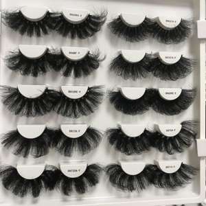 Boîte magnétique faite à la main pour <span class=keywords><strong>cils</strong></span> de vison végétalien à bande complète Faux <span class=keywords><strong>Cils</strong></span> 3D avec emballage de faux <span class=keywords><strong>cils</strong></span> à bande à pointes - Product Image 5