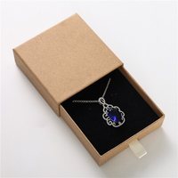 Boîte à bijoux écologique, emballage recyclable pour collier, boîtes d'emballage pour bracelet, bague, boîtes en papier de luxe noires et blanches