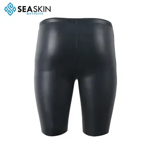 Seaskin Pantalon de triathlon pour homme 2mm 3mm Shorty Pantalon peau lisse