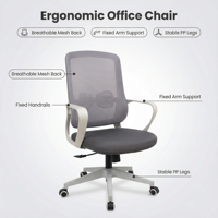 Chaise de bureau pivotante en maille de Guangdong, chaise de conférence moderne, chaises de réunion de bureau, prix bas, éponge pure haute densité