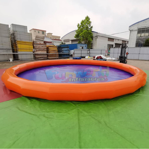 Wholesale commercial 0.9mm PVC outdoor <b>inflatable</b> round swimming <b>pool</b> <b>for</b> water games equipment - Product Image 2