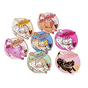 Épingles en métal personnalisées plaquées or, représentant des plantes et des animaux, épingles de revers personnalisées, tailles personnalisables, épingles adorables - Product Image 3