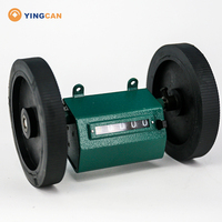 Mètre à rouleaux mécanique Z96-F vert en stock pour la mesure de longueur, utilisé dans l'industrie textile