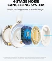 Anker Soundcore Space One Pro 60h无损音频高分辨率无线游戏耳机舒适贴合6麦克风自适应有源噪声