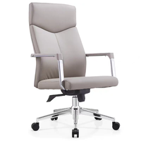 Chaise en cuir moderne pour bureau exécutif Mobilier de bureau de vente directe d'usine Directeur de bureau Chaise pivotante Chaise de conférence