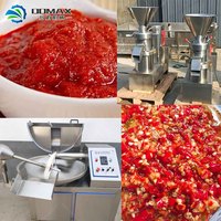 Machine voor het maken van peperpasta met grote capaciteit, productielijn voor chilipeperpuree, machine voor het maken van chilisaus