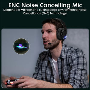 Pilote 50mm Tri-Mode Filaire BT 2.4G <span class=keywords><strong>Connexion</strong></span> Microphone antibruit <span class=keywords><strong>Casque</strong></span> de jeu - Product Image 5