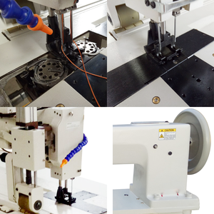 Machine à coudre à point noué à bras long de 30 pouces à double aiguille et alimentation par entraînement composé CONSEW 744R - Product Image 4