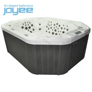 JOYEE אירופה הצפת Whirlpool עיסוי חיצוני ספא חם עם גדול גודל בועת סילוני 8 אנשים 98 מטוסי חיצוני ספא