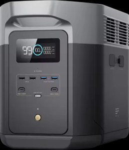 Station d'alimentation portable DELTA 2 Max 2400W Générateur <span class=keywords><strong>solaire</strong></span> LFP Charge complète en 1 heure Source d'alimentation automobile MPPT Auto Urgence Portable - Product Image 1