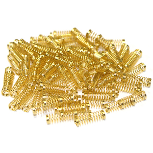 สปริงสแตนเลสชุบทอง24K สำหรับคีย์บอร์ด DIY,สปริงแบบกำหนดเองสำหรับการเปลี่ยนสวิตช์ <span class=keywords><strong>MX</strong></span> - Product Image 2