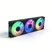 Kipas Casing ARGB 120mm yang Dapat Disambungkan, Kipas Pendingin PC Sistem Daisy Chain, Kipas PWM 4Pin Senyap untuk Kipas Casing Komputer Desktop Gaming