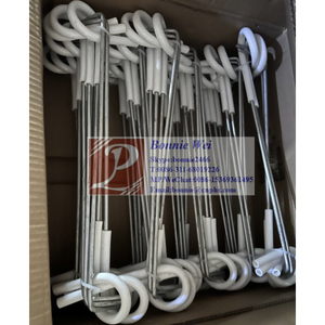 USA Popular Height 250mm White Color Top <strong>Fix</strong> Fence Outrigger Pigtail <strong>Post</strong> - Product Image 2