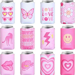 Fundas de Neopreno Plegables Personalizadas de 3 mm y 5 mm de Grosor, Enfriadores de Latas Portátiles Aislados para Bodas - Product Image 6