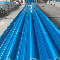 Tuiles de toiture ondulées en UPVC transparentes, forme trapézoïdale polyvalente, surface ASA, matériau PVC