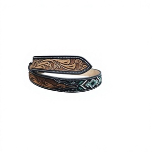 OEM Customized Vintage Cow Hide Factory Hot Selling Logo Printed Heavy Duty Waterproof Eco-Friendly Pin Buckle Solid BS - Product Image 6