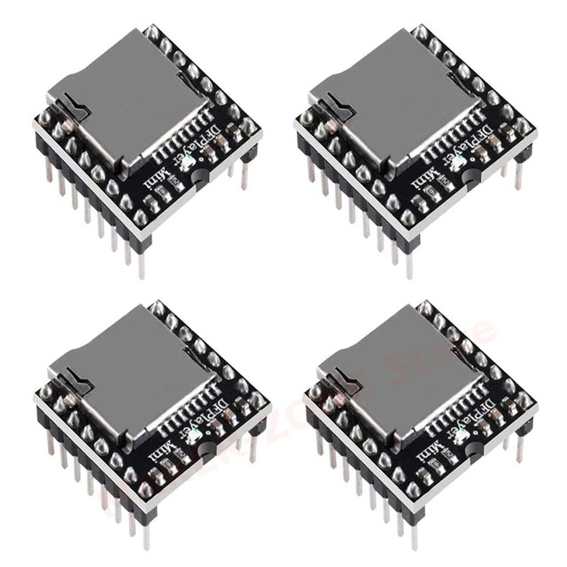 5pcs Mini MP3 Player Module TF Card U Disk Audio Voice Module Development Board DFPlayer DF Play