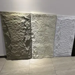 3D arka plan pu taş duvar de piedra pu su geçirmez panel lüks poliüretan PU taş bir Panel bir duvar dekoratif duvar paneli