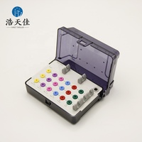 Boîte de désinfection pour système d'équipement de plantation, kit d'instruments chirurgicaux pour implants dentaires, règle de mesure de profondeur en promotion