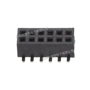 Conector de cabezal hembra SMT de 2 pines a 40 Pines de doble fila de paso de 1mm