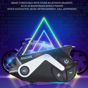 Nuovo Interfono Bluetooth per Moto TOUCARE T50 3Rider con Telecamera 1080P e Tecnologia Anti-Interferenza - Product Image 1