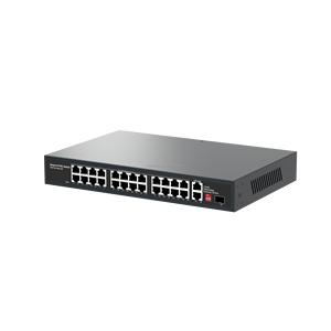 Hot Sale Built-in Power Supply Unmanaged 26 10/100/1000M Network Ports + 2 1000M SFP Optical Ports AI <b>POE</b> <b>Switch</b> - Product Image 1