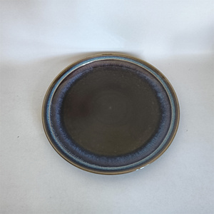 Vajilla de Porcelana Moderna y Sostenible, Estilo Vintage, con Esmalte Cerámico Verde Oscuro, Incluye Plato y Tazón para Restaurante - Product Image 2