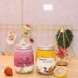 ขวดน้ำพลาสติก PET รูปตัวยู ขนาด 350 มล. 500 มล. 650 มล. แบบกำหนดเอง พร้อมฝาปิด สำหรับชาเย็น น้ำนม เครื่องดื่ม น้ำมะนาว - Product Image 2