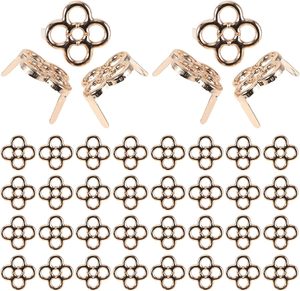 อุปกรณ์ตกแต่งกระเป๋าแบบหมุดโลหะรูปดอกไม้ OSOLADY สำหรับเสื้อผ้า งานหนัง เข็มขัด รองเท้า ปลอกคอสุนัข และเครื่องประดับ - Product Image 1