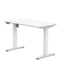 Nouveau style de table d'ordinateur avec cadre en métal, mobilier de bureau moderne pour la maison, bureau électrique moderne à hauteur réglable